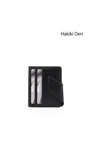 Gönderir Gönderi R Unisex Siyah Hakiki Deri Unisex Kartlık Ddux77706954