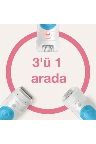 Braun Silk-Epil 5 5610 SensoSmart Kablosuz Islak Kuru Epilatör