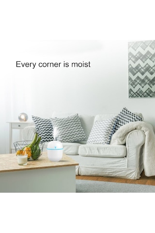 Geeroyoo Ev Ofis Araç Kullanıma Uygun Yeşil Hava Buharlandırabici, 220ml Kapasiteli Sessiz Otomatik Kapatma Ve Gece Lambası Özellikli Nemlendirici