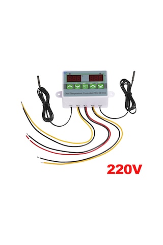 Monyee Zfx-st3012 İki Ekranlı Dijital Sıcaklık Kontrol Cihazı - Soğutma/ısıtma İki Yönlü Kontrol, 220v, -50 C 110 C Aralığı