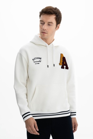 AR-MA Arma Erkek Relax Fit 3 İplik Kapşonlu Kanguru Cepli Sweatshirt 001