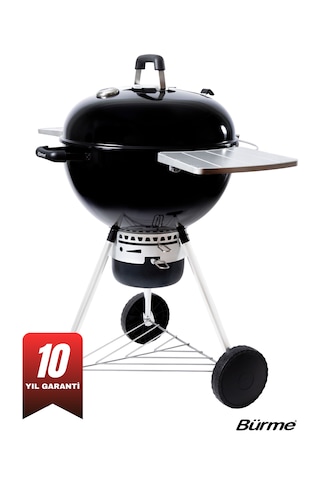 Partner 55.05 Black Masalı Profesyonel Kömürlü Barbekü Siyah
