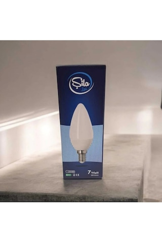 Sıla Şila 2 Adet Duylu Led Ampul 7 Watt-a++ Beyaz Işık 240 Lümen 220-240 V 20.000 Saat Ömür 1