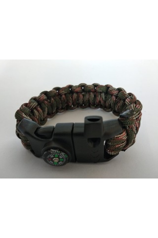 Paracord Cobra Outdoor Bileklik Çok Renkli