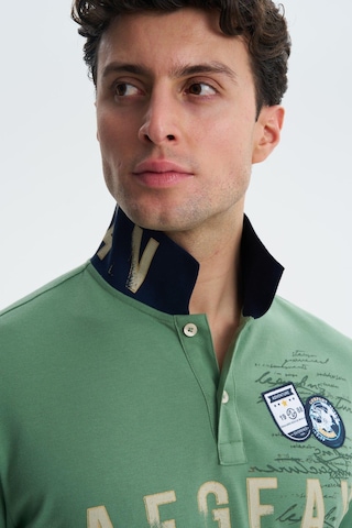 AR-MA Arma Erkek Regular Fit Likralı Pike Polo Yaka Tişört Y27374308601 Yeşil