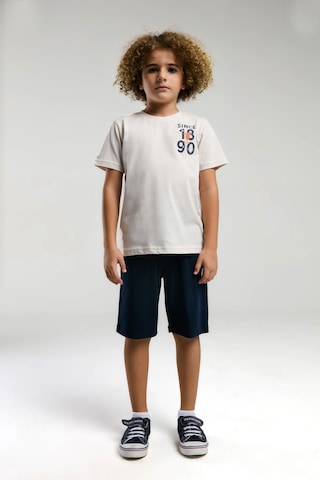U.s. Polo Assn. Erkek Çocuk Krem Bermuda Takım Us2054 Krem