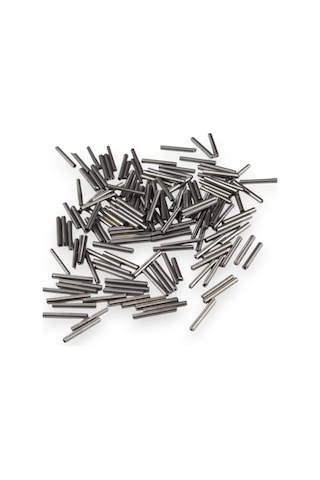Metal Gri Kaplama Boru 20 Mm Boncuk 16 Gr 65 Adet