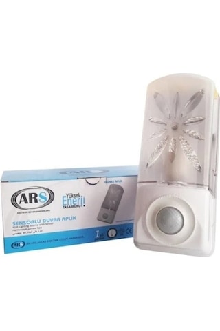 Ars Sensörlü Duvar Armatür Güneş Beyaz
