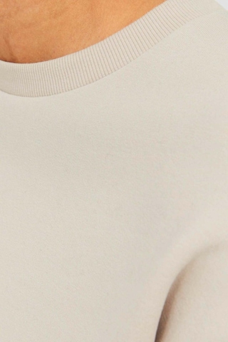 Jack & Jones Jjebradley Sweat Crew Bej Erkek Sweatshirt Bej