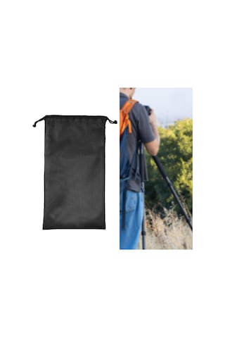 Homyl Bağcıklı Saklama Çantası Hafif Çadır 25cmx60cm Siyah