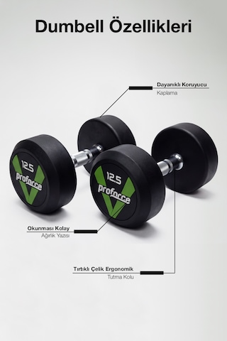Proforce Dambıl Ağırlık Db12,5 Tek Adet