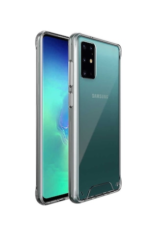 Galaxy S20 Plus Kılıf Zore Gard Silikon Renksiz