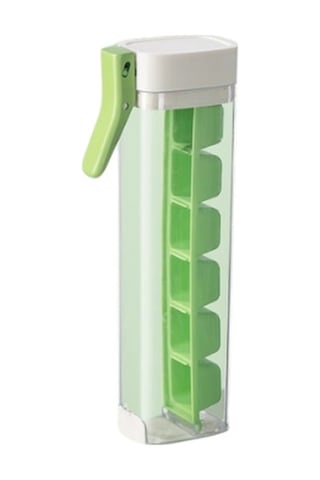 Preslenmiş Buz Küpü Kalıp Buz Kutusu Dondurulmuş Buz Artefakt Kalıp Büyük Kapasiteli - Yeşil