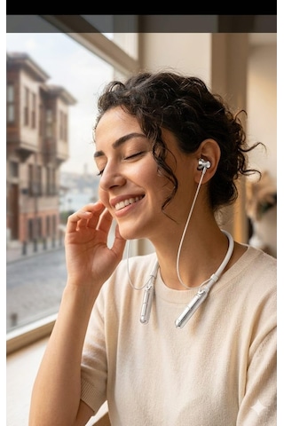 Ls 102 Bluetooth Kulaklığı 5.3 Versiyon Yüksek Şarj İle 130 Saat Bekleme Süreli 10 Metre Çekiş Menzilli Dışar Genel