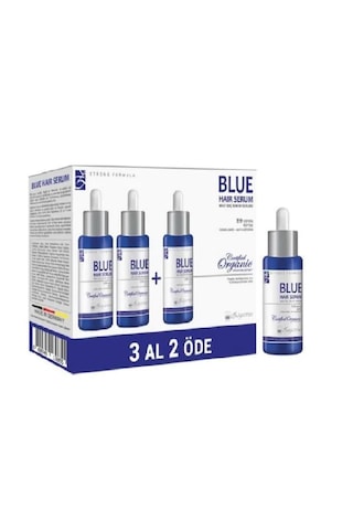 Zigavus Saç Dökülmelerine Karşı Mavi Saç Bakım Serumu 3 x 33 ML