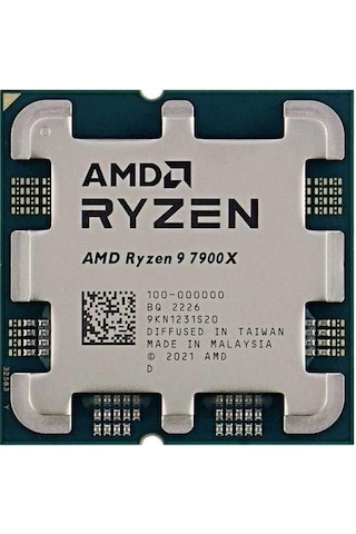 Amd Ryzen 9 7900x 78mb 12çekirdekli O/b Uhd Am5 170w Kutusuz+fansız