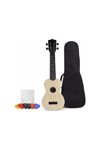 4 Telli Ukulele Bej Renk