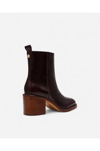 Steve Madden Slender Brown Leat Kadın Kahverengi Topuklu Bot Slender-brown