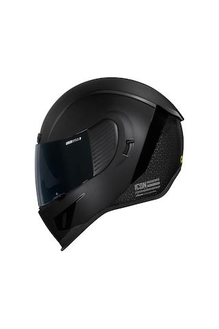 Icon Airform Counterstrike Mıps Kapalı Motosiklet Kaskı Mat Siyah