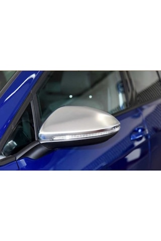 Golf 7.5 R / Gtı Mat Krom Gri Ayna Kapağı Takımı