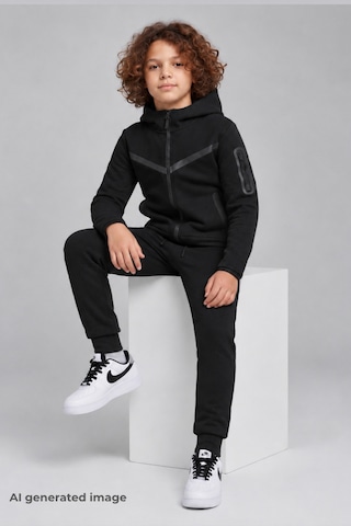 Pina Kids Erkek Çocuk Double Face Yeni Sezon Eşofman Takımı Esf7040 siyah