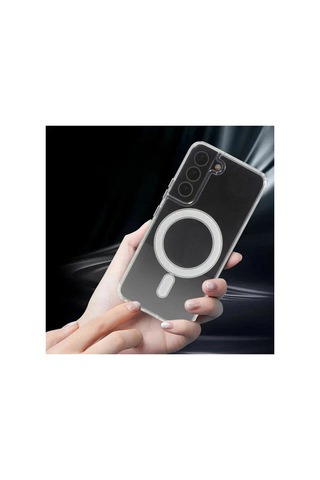 Samsung Uyumlu S24 Şeffaf Magsafe Kılıf Safe Çok Renkli