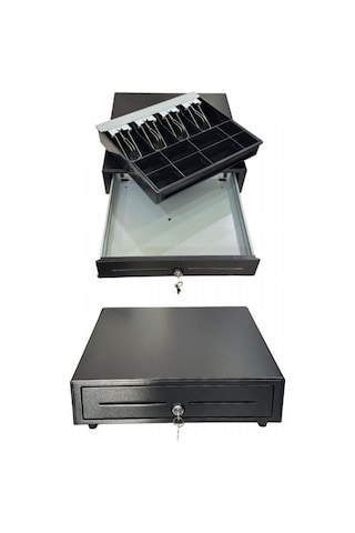 Dbpos M-410 4 Gözlü Metal Para Çekmecesi Metal Sürgü