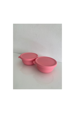 Aloha Kap 200ml 2li Saklama Kabı Pembe