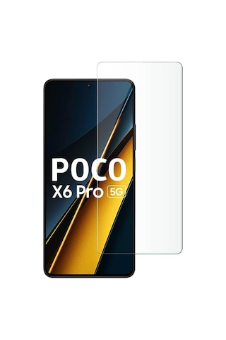Forzacase Xiaomi Poco X6 Pro İle Uyumlu Temperli Kırılmaz Cam Ekran Koruyucu - Fc002