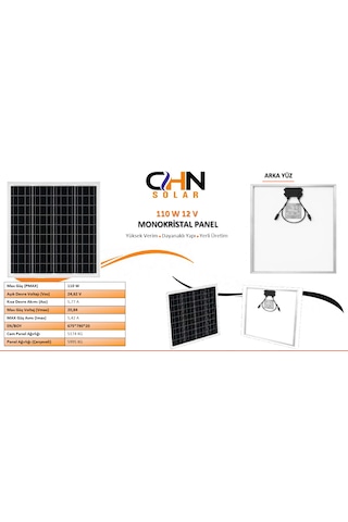 Chn110w-12v Güneş Paneli