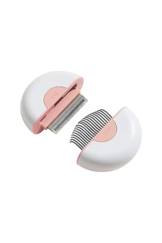 Kedi Fırça Seti, Dökülme Ve Tımar İçin Köpek Kedi Fırçası, Pet Masaj Tarak Pembe