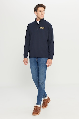 AC&Co / Altınyıldız Classics Erkek Lacı 2 İplik Pamuklu Standart Fit Normal Kesim Bato Yaka Sweatshirt Lacı