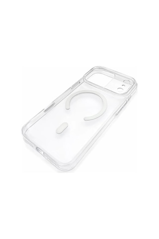 İphone 17 Pro İle Uyumlu Magsafe Özellikli Hybrid Animasyonlu Sararmaz Pc Kılıf Şeffaf
