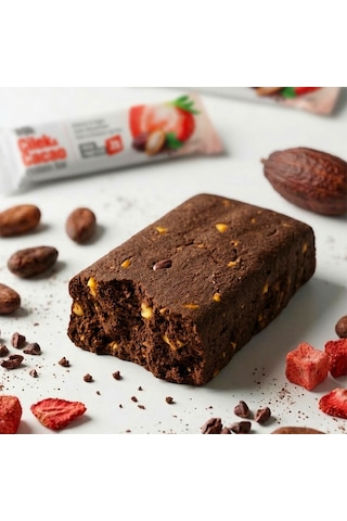 Çilek Ve Kakao Aromalı Protein Bar 45 G Protein İçeren Atıştırmalık Ve Sporcu Barı 12 Adet