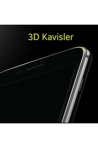 Apple, Uyumlu iPhone Se3-se2 Apple, Uyumlu iPhone 8-7 3d Full Privacy Gizlilik Kırılmaz Cam Ekran Koruyucu- 5775