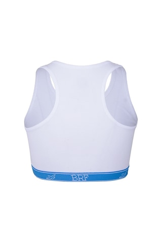 Brz Kids Kız Çocuk Büstiyer Crop Atlet Sporcu Atlet Beyaz