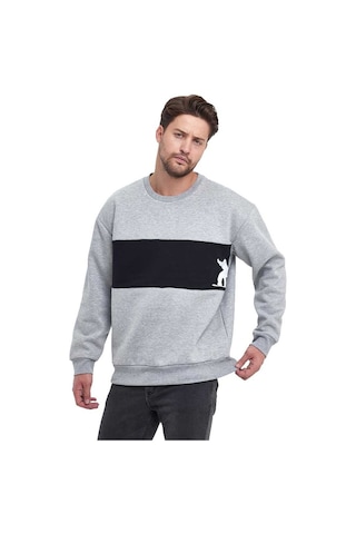 Adams Erkek 3 İplik Oversize Sweatshirt 001