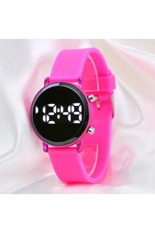 Pinkoli Pembe Led Büyük Kız Çocuk Kol Saati ST-304123