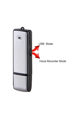 Teknospy 32 GB USB Ses Kayıt Dinleme Flash Bellek Cihazı Voice Recorder