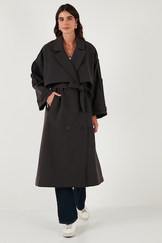 Lela Bayan Trençkot 6839476 Koyu Kahve Koyu Kahve