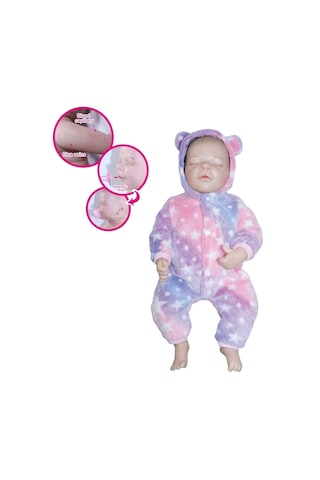 Kutulu 43 Cm Aksesuarlı Gerçekçi Bebek Et Bebek Çok Renkli