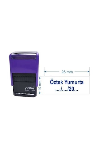 Sırdaş 910 Kişiye Özel İsim Ve Ünvan Kaşesi Mavi Keçe Diğer