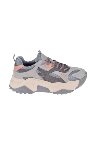 Pullman Kadın Spor Ayakkabı Sneaker Sms-65137 Gri