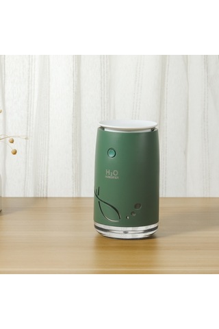 Muhtasar Balık Desen Mini Ev Dilsiz Yatak Odası Öğrenci Yurdu Ofis Taşınabilir Usb Kablosuz Dayanıklı Nemlendirici Yeşil