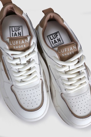 Lufian Maya Kadın Sneaker Ayakkabı Bej Bej 121230010100550 Bej