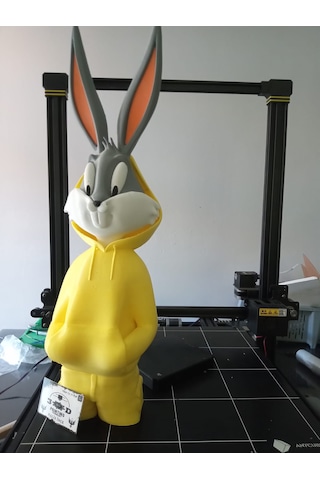 Sporcu Bugs Bunny 3d Figür 65 Cm