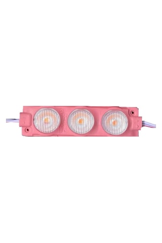 3 Mercekli 3030 Reklamcı Modül Pembe 12 Volt 3 Watt 10 Adet