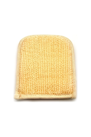 Doğal Kabak Lifi Eldiven Tipi Banyo Hamam Vücud Kesesi 17x21 Cm