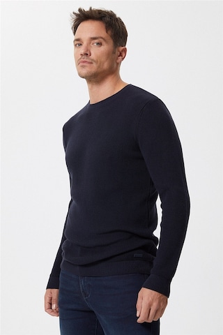 Lee Cooper Clayton Erkek Bisiklet Yaka Kazak Lacivert 8116 Lacivert