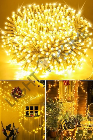 80 Led 10 Metre Pilli Gün Işığı Işık Zinciri Dekoratif Peri Led, Oda Yatak Odası Salon Masa Parti Düğün Noel Aydınlatması Sarı